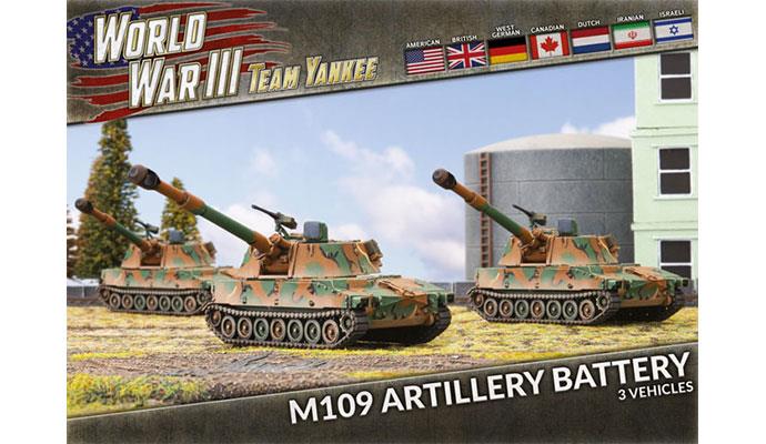 M109 Field Artillery Battery (WWIII x3 Tanks Plastic)