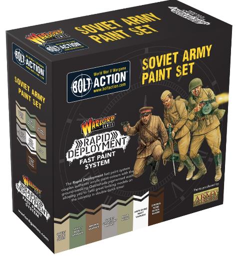 Bolt Action Soviet Paint Set