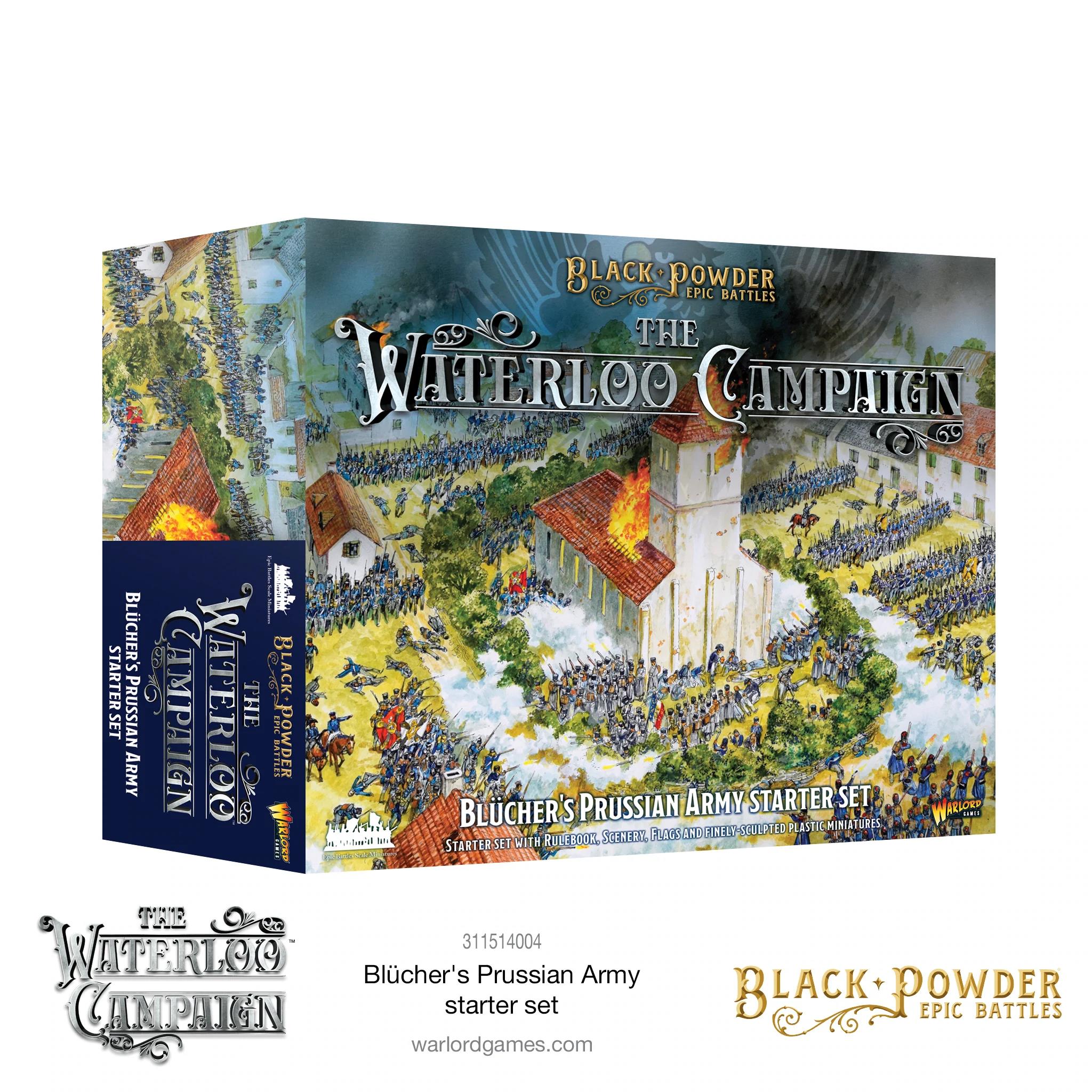 Black Powder Epic Battles Waterloo: Bluchers Prussian Army starter set