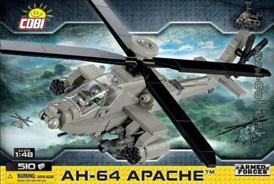 AH-64 Apache brick helicopter model