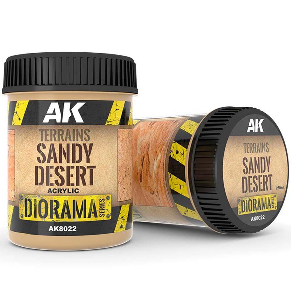 AK Diorama: Terrains Sandy Desert  250ml (Acrylic)
