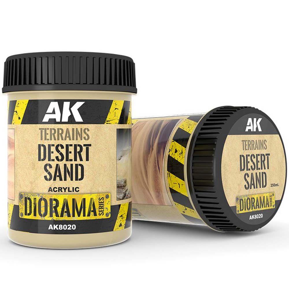 AK Diorama: Terrains Desert Sand - 250ml (Acrylic)