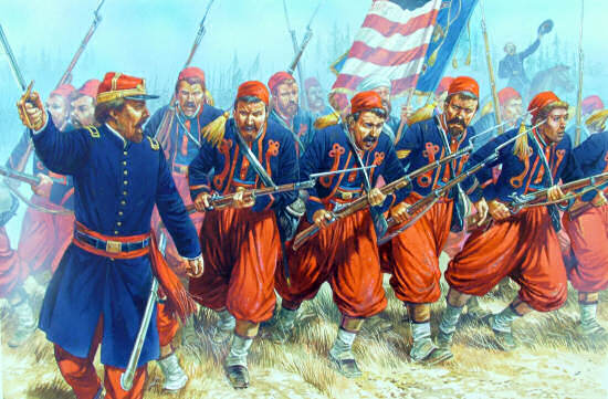 Zouaves plastic boxed set