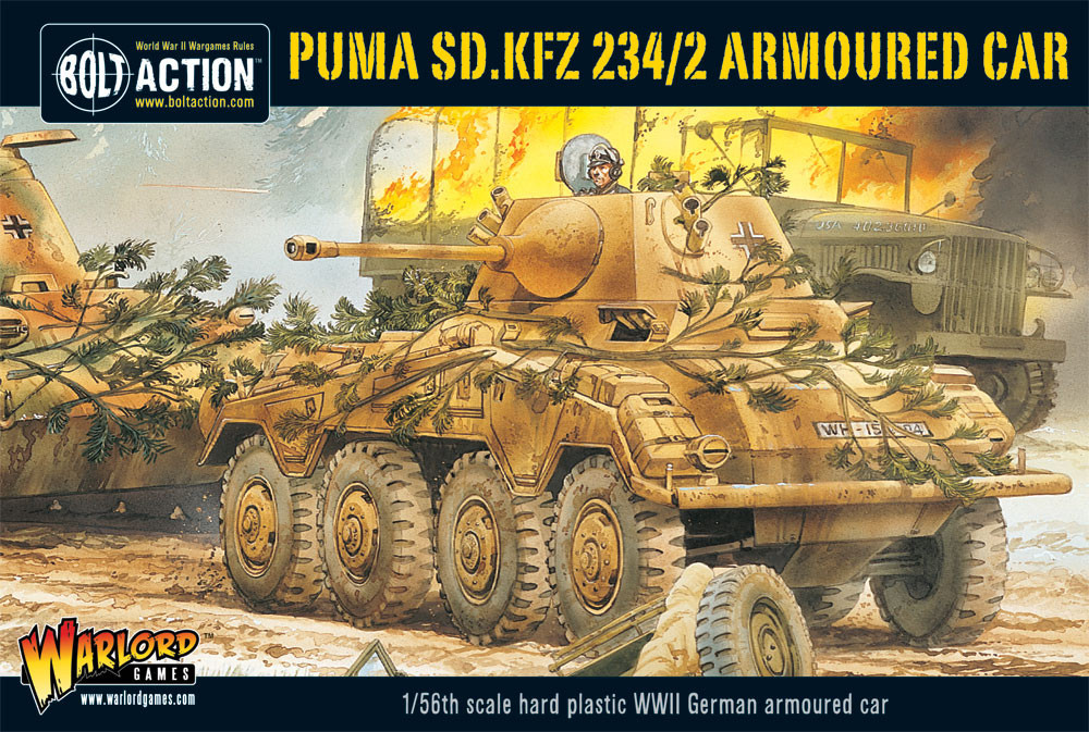 Puma Sd.Kfz 234/2 Armoured Car (Plastic)