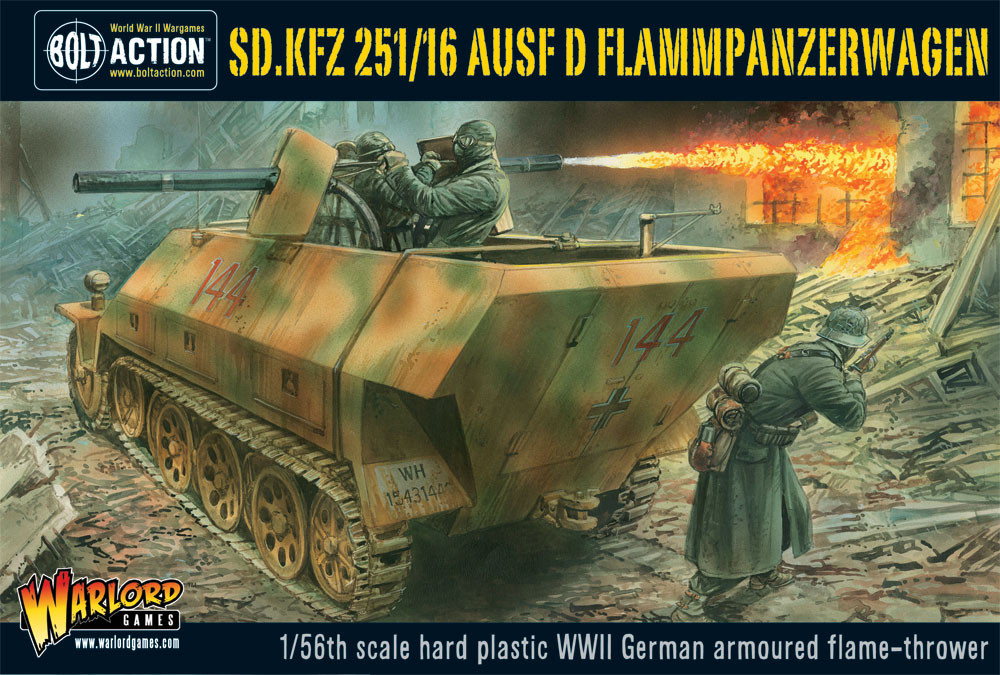 Sd.Kfz 251/16 Flammpanzerwagen plastic box set