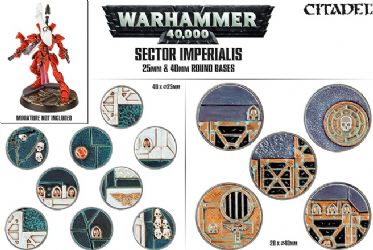 Sector Imperialis: 25 & 40mm Round Bases