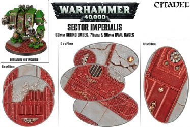 Sector Imperialis: 60mm Round & 75/90 Oval Bases
