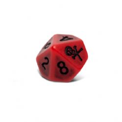 Blood D10 Dice Set