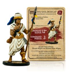 King Golden Cap Legendary Commander