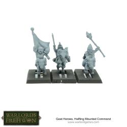 Halfling Goat Heroes, Mounted Command