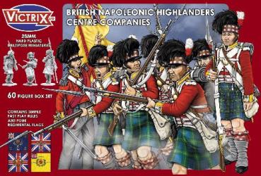 Napoleonic Highlanders Infantry Centre Companies.