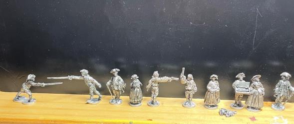 Ratnik Miniatures - 18th Century Civilians #4 - The Duellists