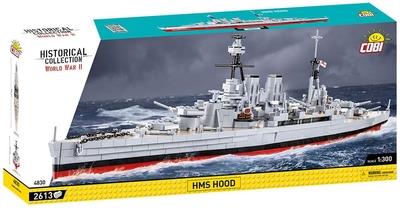 HMS HOOD ship brick model