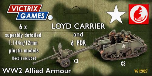 12mm British Loyd Carrier and 6 pdr with crew