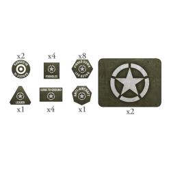 American MW Tokens (x20) and Objectives (x2)