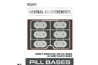 Wargames Atlantic 25mm x 50mm Pill Dual Use Bases