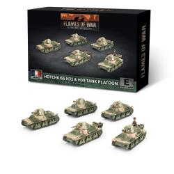 French H35 / H39 Hotchkiss Tank Platoon (x5 Plastic)