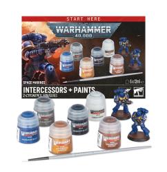 Warhammer 40000: Space Marine Intercessors and paint set (2026)