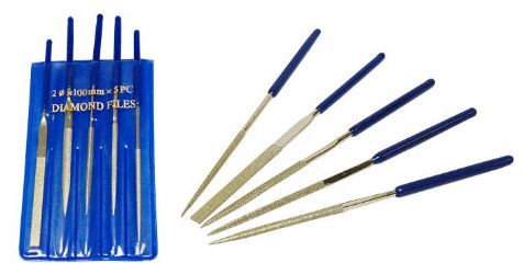 5 pc Diamond Micro File Set