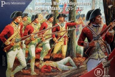 American War of Independence British Infantry 1775-1783