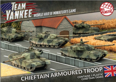 Chieftain Armoured Troop (x5) Plastic