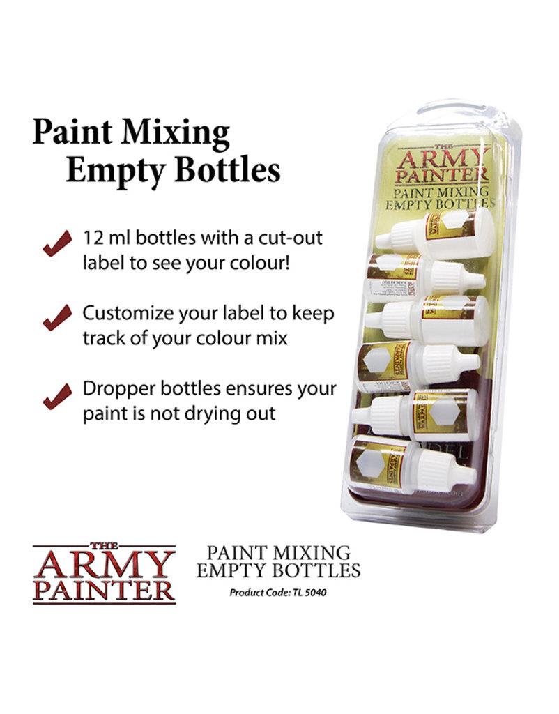 Paint Mixing Empty Bottles