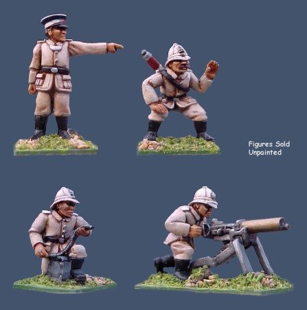 German Seebatallion Maxim Gun crew