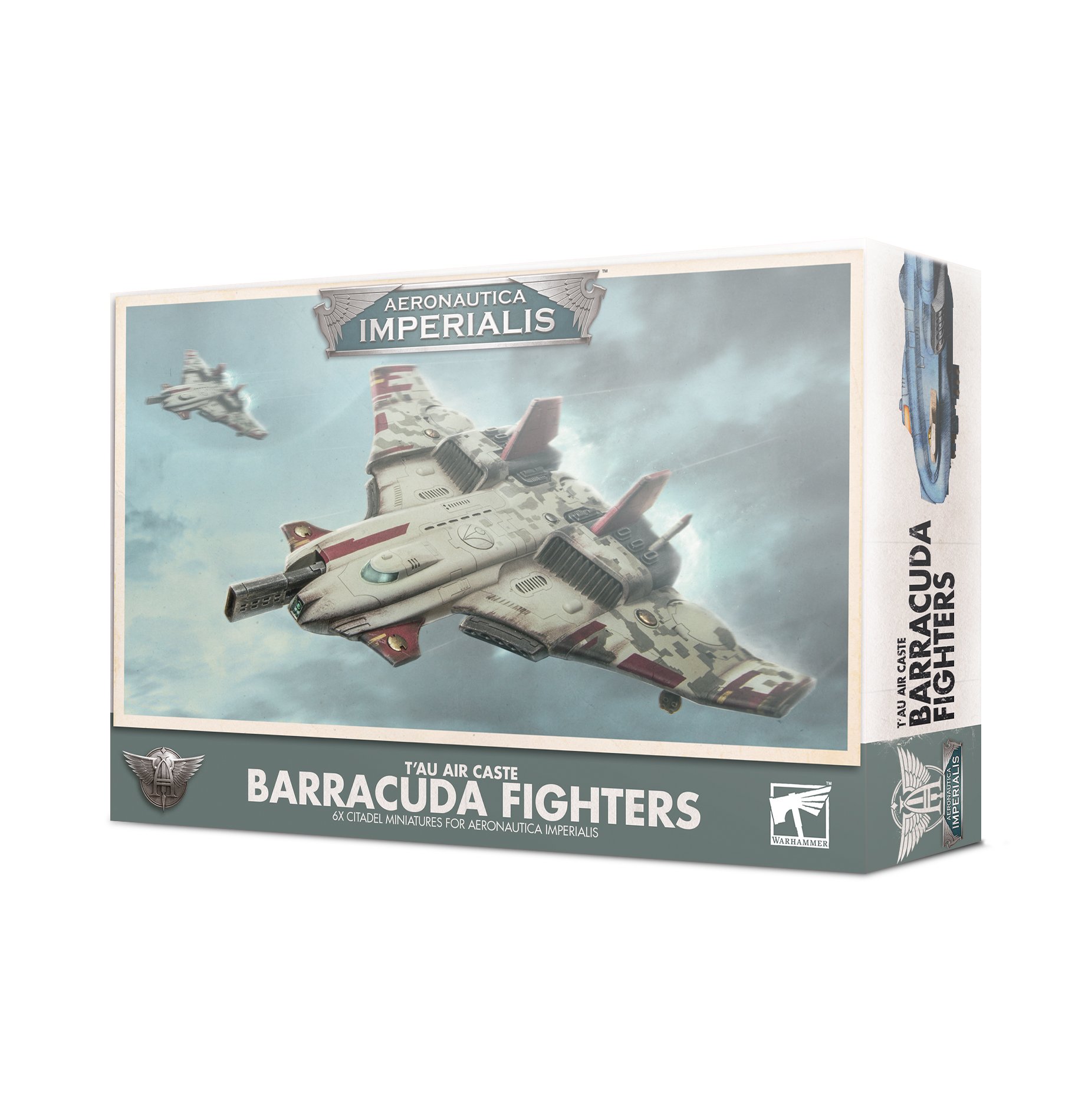 Aeronautica Imperialis:  Tau Air Caste Barracuda Fighters - 30% discount