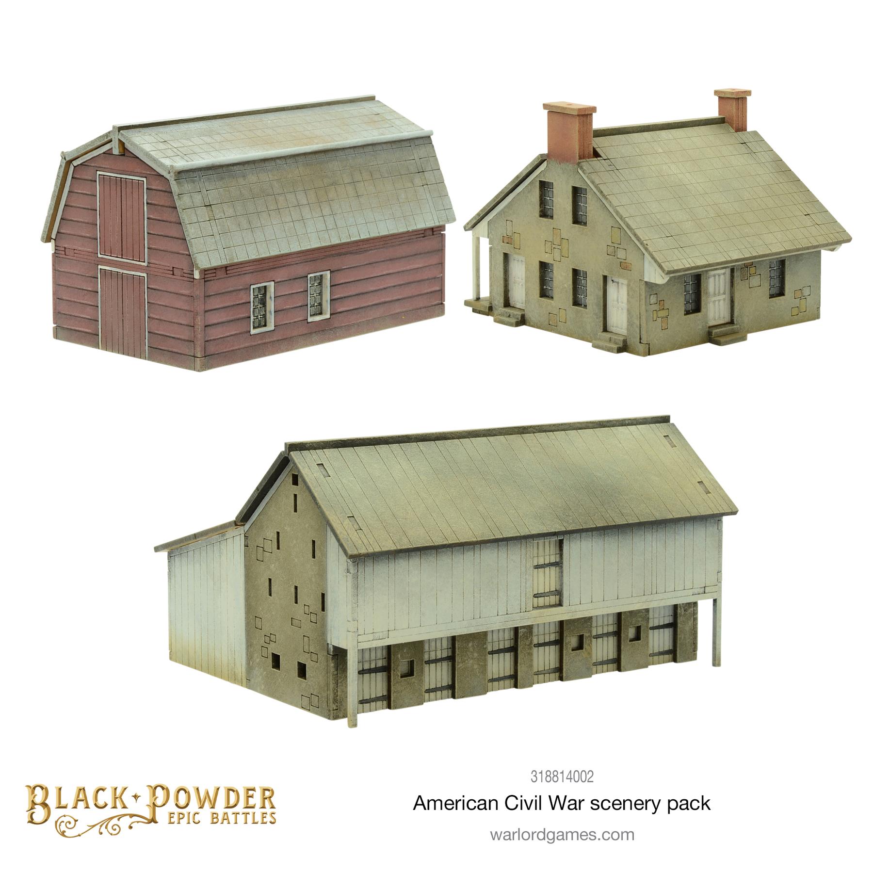 Black Powder Epic battles: American Civil War Scenery pack