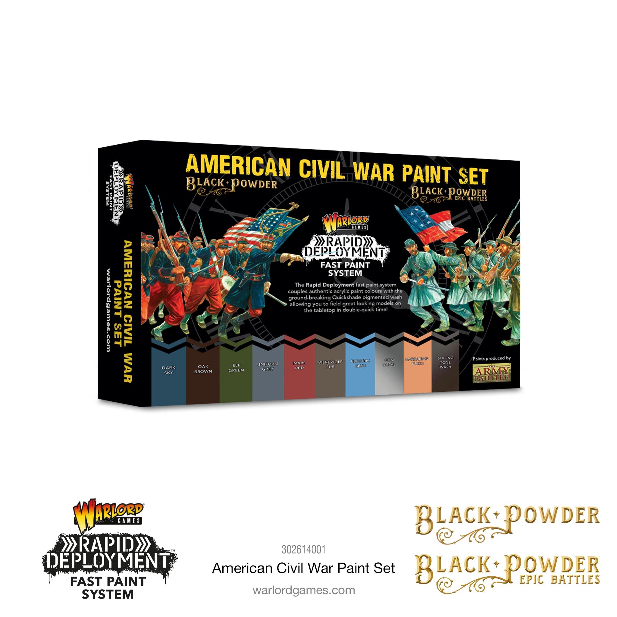 Black Powder: American Civil War Paint Set