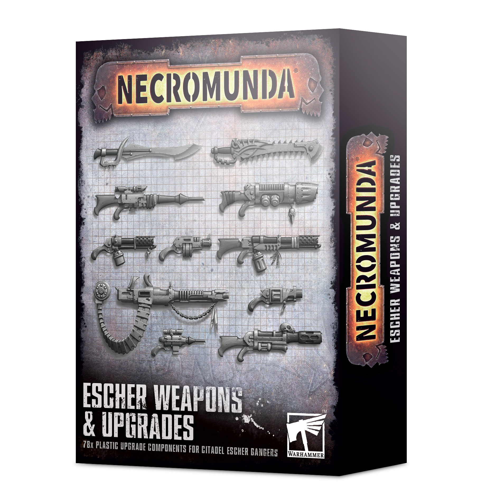 Necromunda: Escher weapons and upgrades