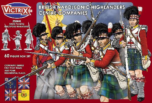 Napoleonic Highlanders Infantry Centre Companies.