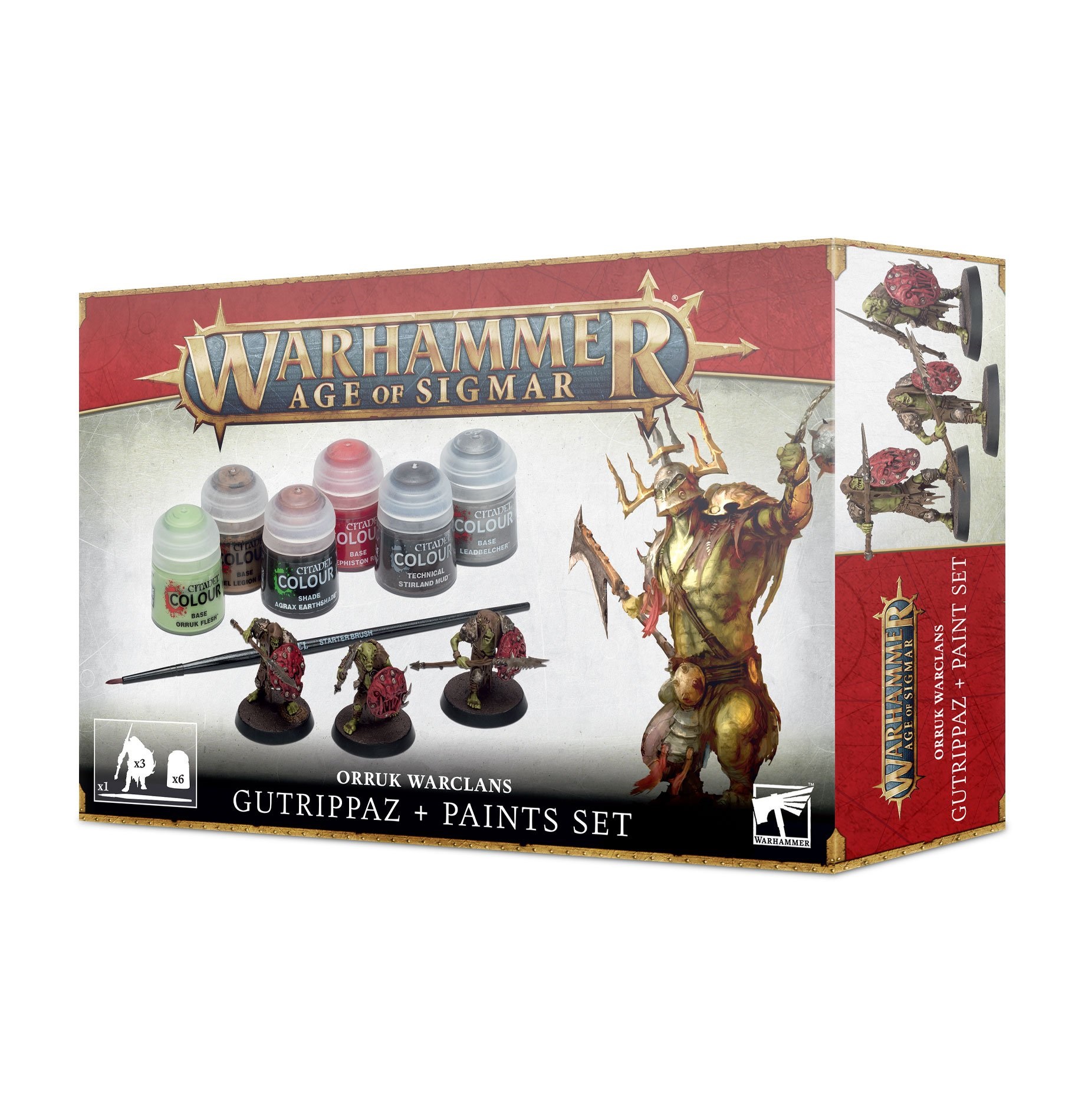 Orruk Warclans Gutrippaz Paint set