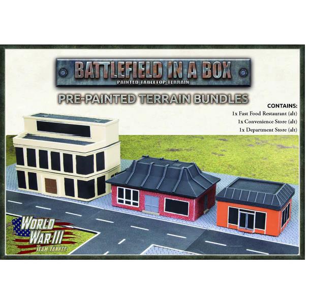 Modern Terrain Bundle 1: Food & Shops