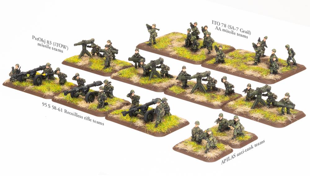 Finnish Weapons Platoons (x38 figures)