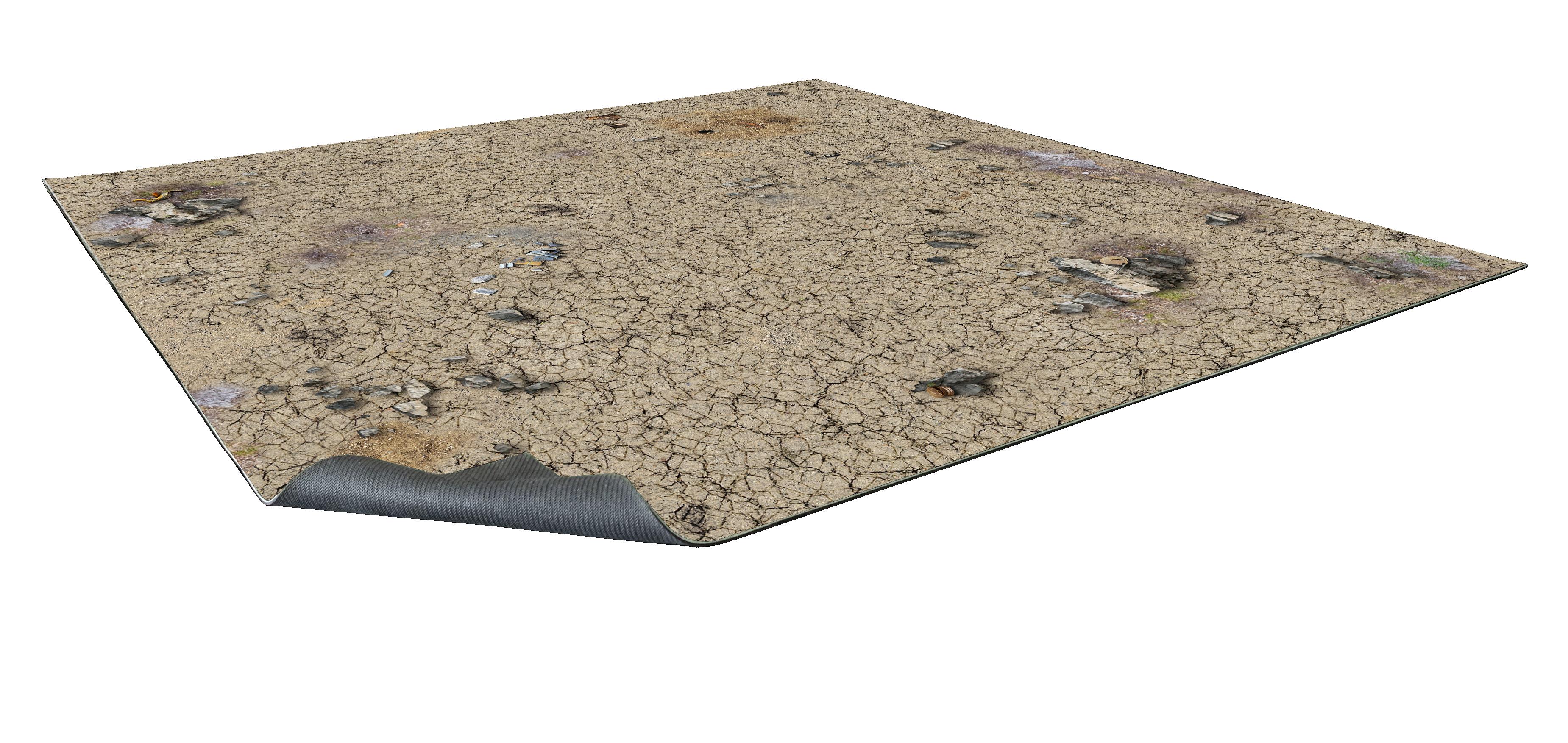 Desert Wasteland Gaming Mat 3x3