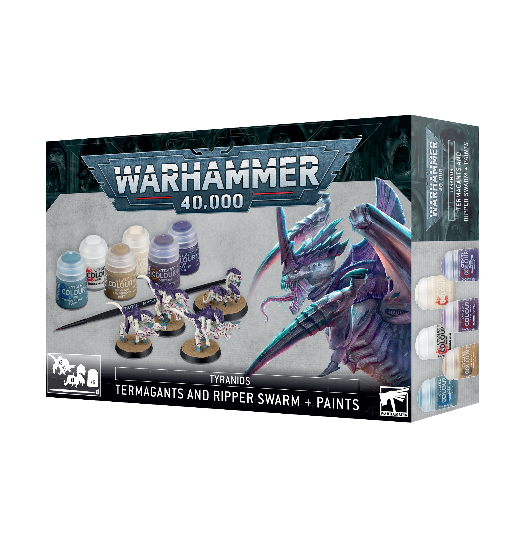 Tyranids: Termagants & Ripper Swarm Paint Set