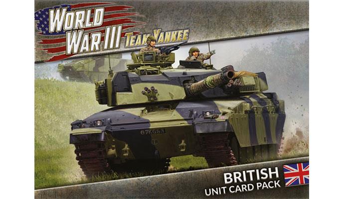 World War III: British Unit Card Pack (WWIII x39 cards)