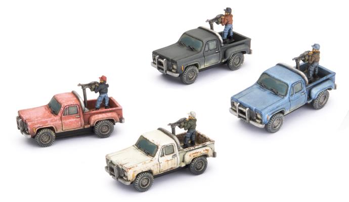  USA Pickup Trucks (x4)