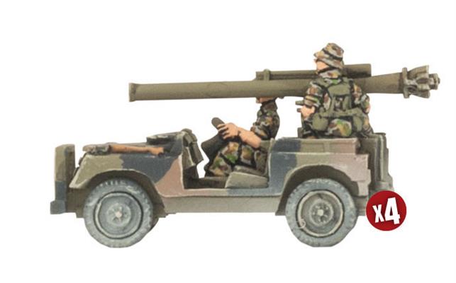 ANZAC Anti-tank Land Rover Section (WWIII x4 Tanks)