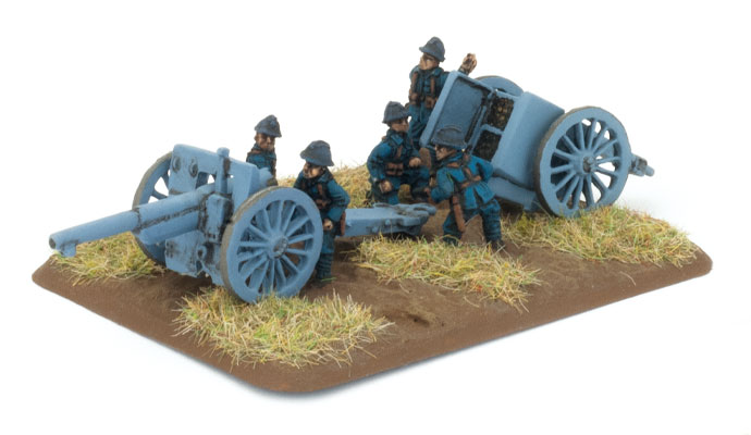 French 75mm mle 1897 gun