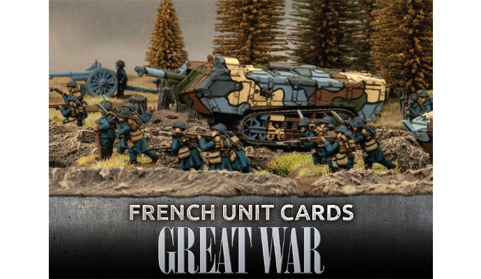 Great War - French Unit Cards (x103 Cards)