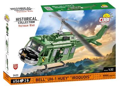 Bell UH-1 Huey helicopter brick model