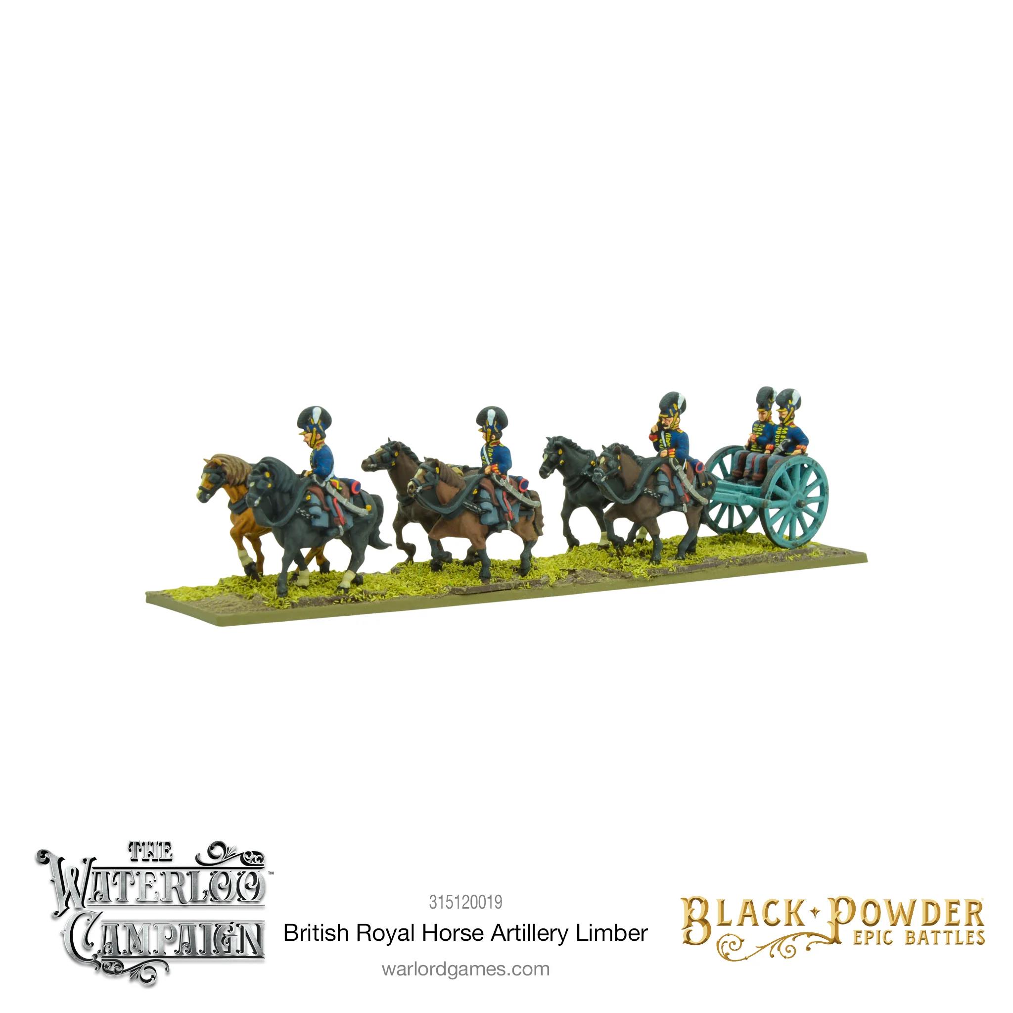 Black Powder Epic Battles Waterloo: British Royal Horse Artillery Limber