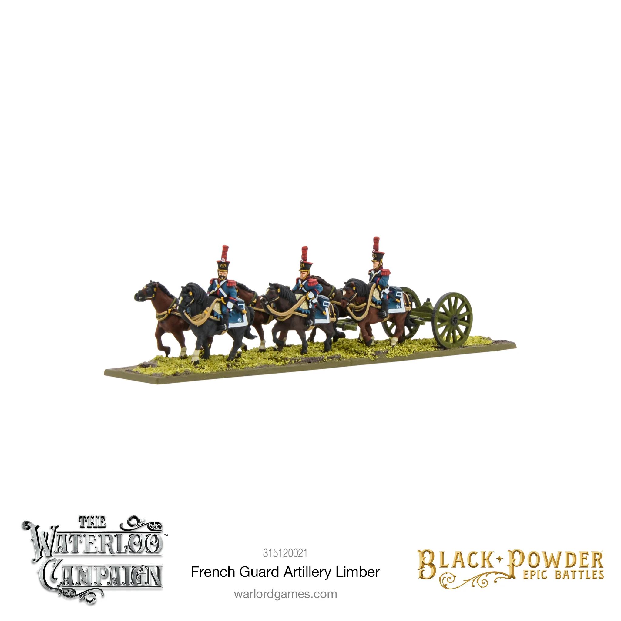 Black Powder Epic Battles Waterloo: French Guard Artillery Limber