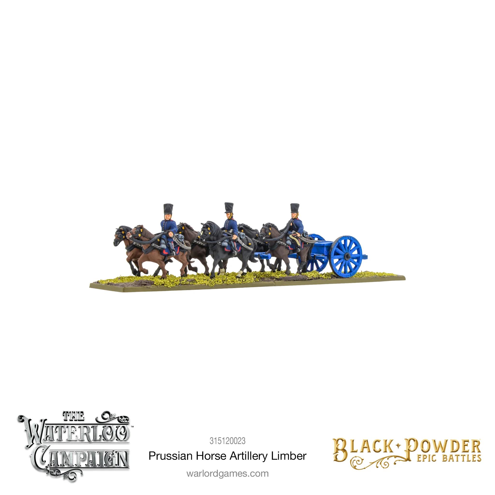 Black Powder Epic Battles Waterloo: Prussian Horse Artillery Limber