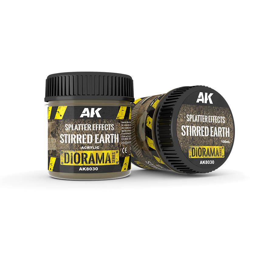 AK Diorama: Splatter Effects Stirred Earth 100ML