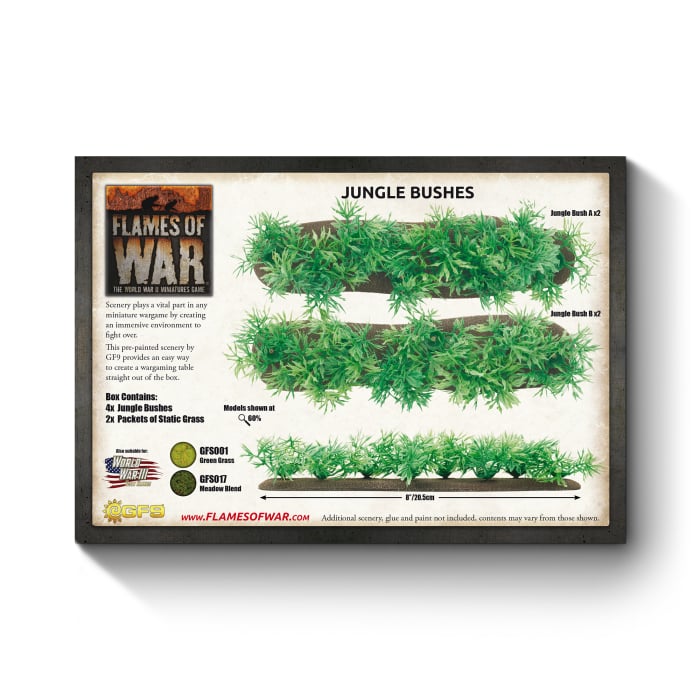Features: Jungle Bushes (x4)