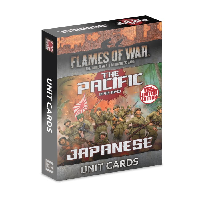 The Pacific: Japanese Unit Cards (x38 Cards) - Limited Edition