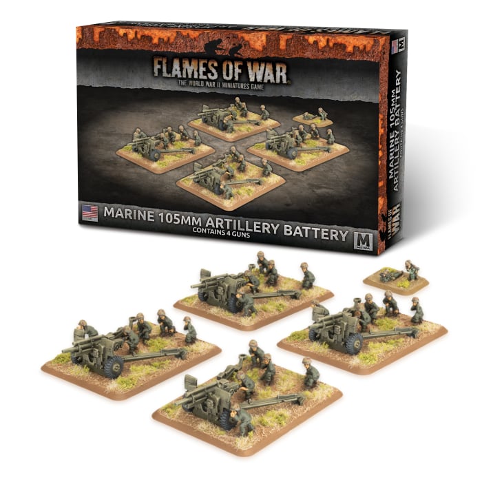 Marine 105mm Artillery Battery (x4)